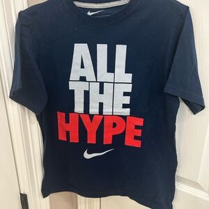 Boys Nike "All The Hype" graphic t-shirt ‎ size M